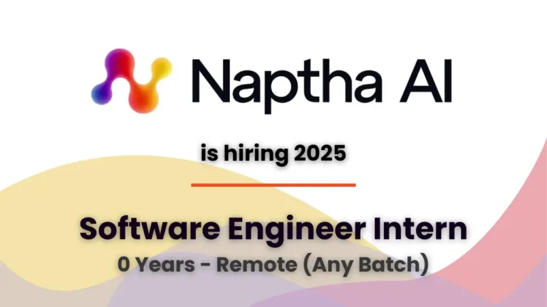 Naptha AI hiring Software Engineer Intern