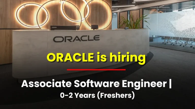 oracle hiring Associate software engineer