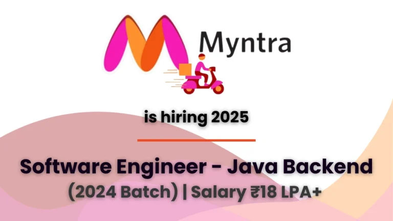 myntra hiring software engineer