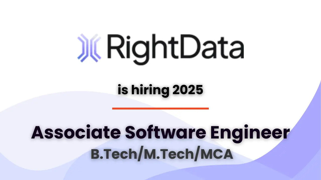 rightdata hiring associate software engineer