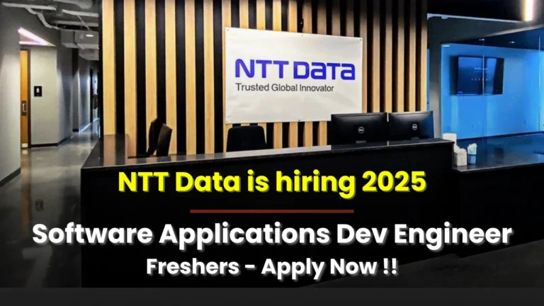 ntt data hiring software engineer