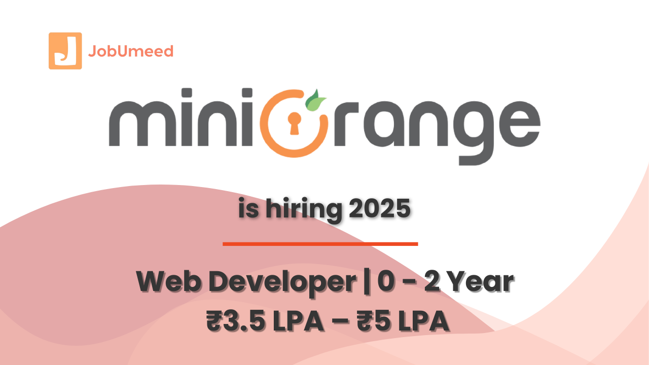 miniorange hiring junior engineer