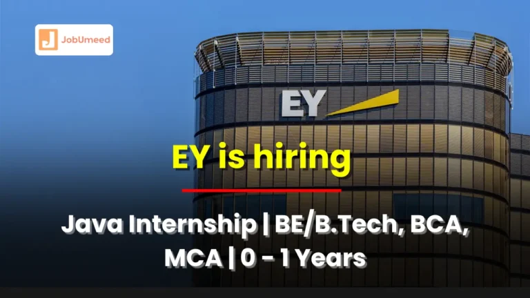 EY hiring java intern