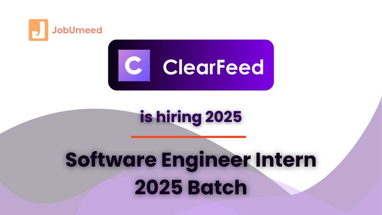 clearfeed hiring software engineer intern