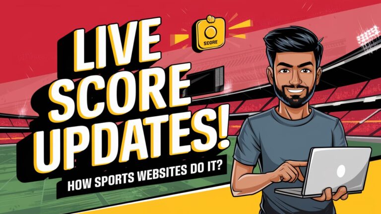 how sports websites update scores in real-time