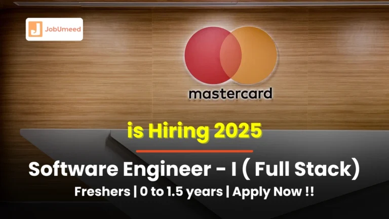 MasterCard hiring software engineer