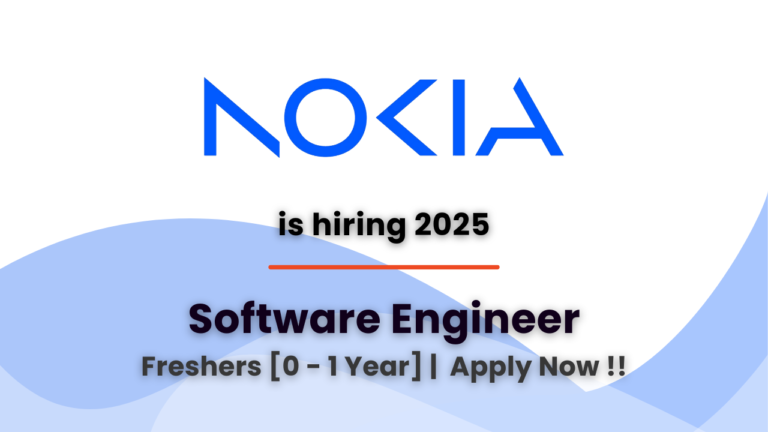 nokia hiring software engineer