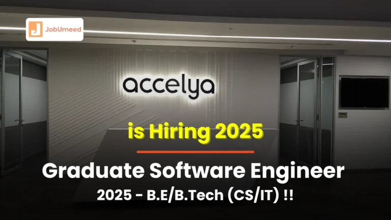 accelya hiring graduate software engineer