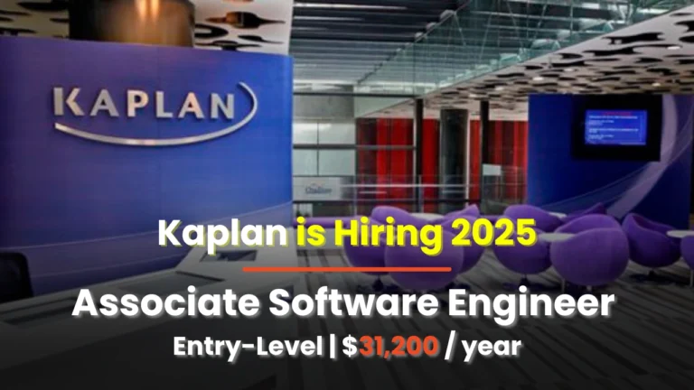 kaplan hiring associate software engineer