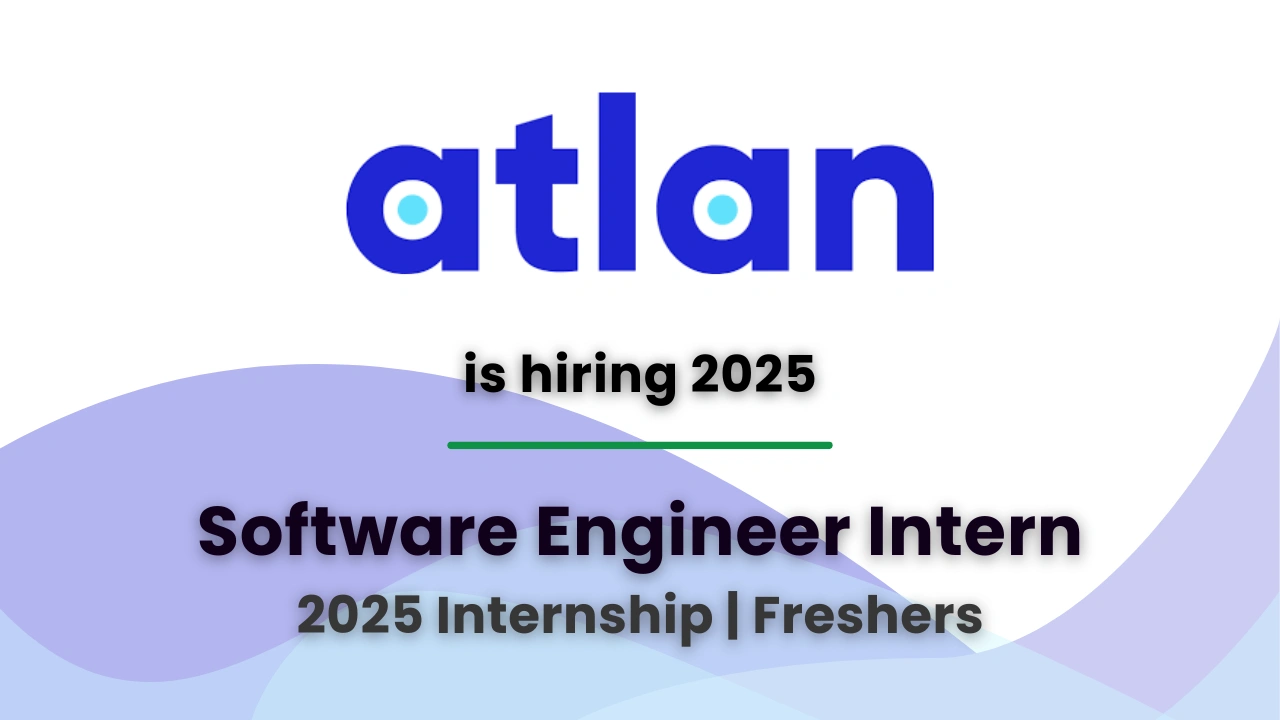 atlan hiring software engineer intern