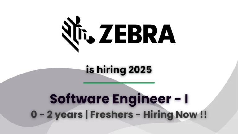 Zebra hiring software engineer