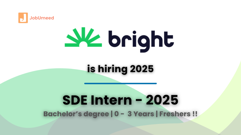 Bright Money Hiring SDE Intern 2025